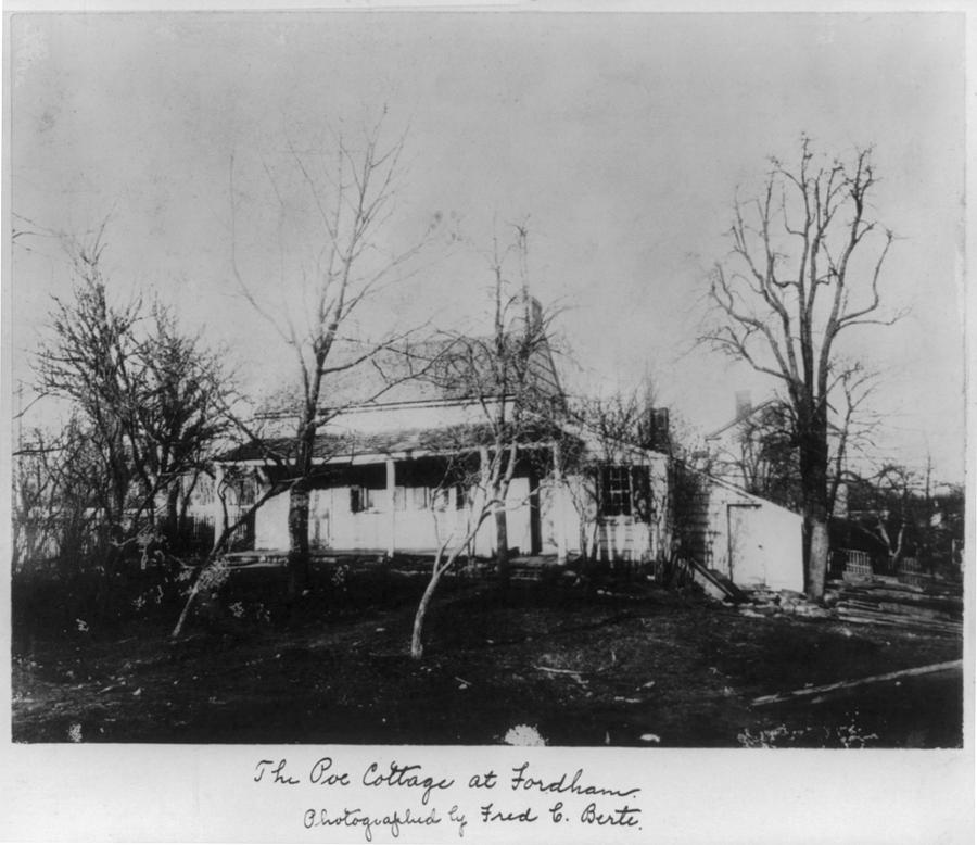 The Poe Cottage At Fordham, The Home Photograph by Everett