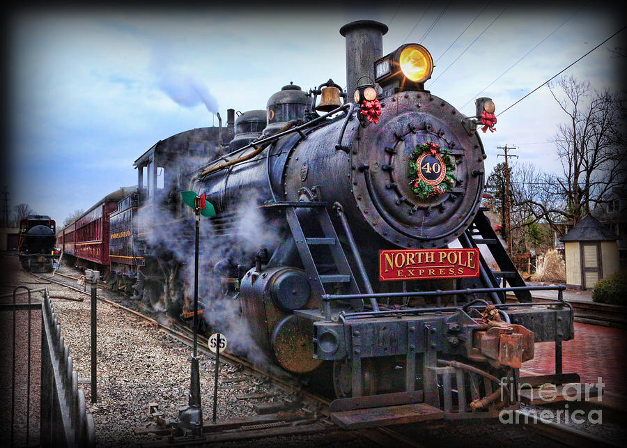 The Polar Express - Steam Locomotive Photograph by Lee Dos Santos