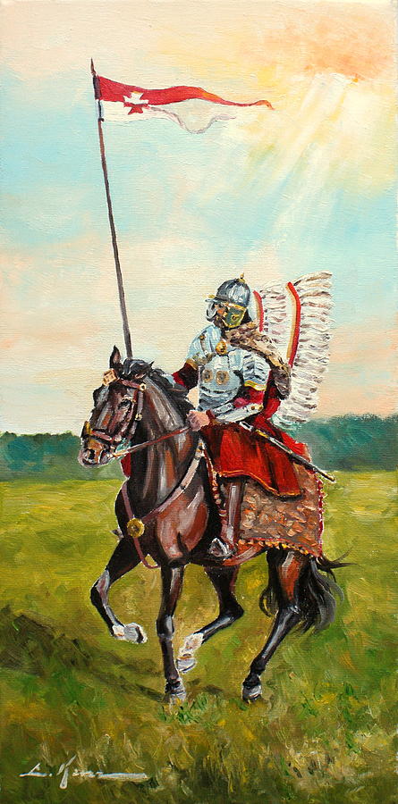 The Polish Winged Hussar Painting by Luke Karcz
