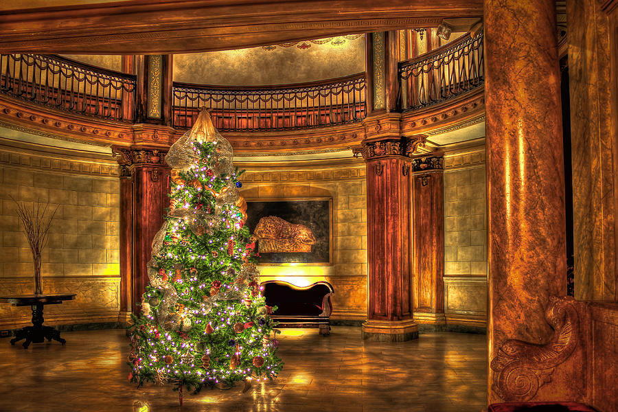 Marble Photograph - The Christmas Tree The Ponce Atlanta Georgia Christmas Art by Reid Callaway