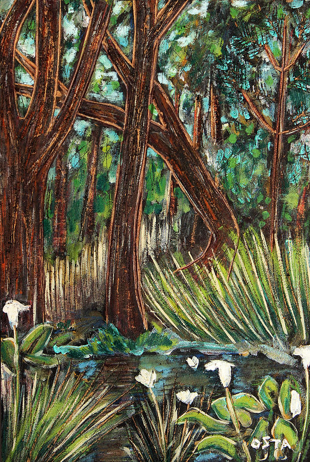Tree Painting - The Pond by Andrew Osta