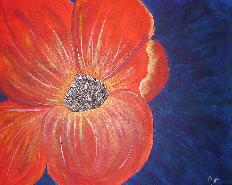 The Poppy Painting by Angie Butler