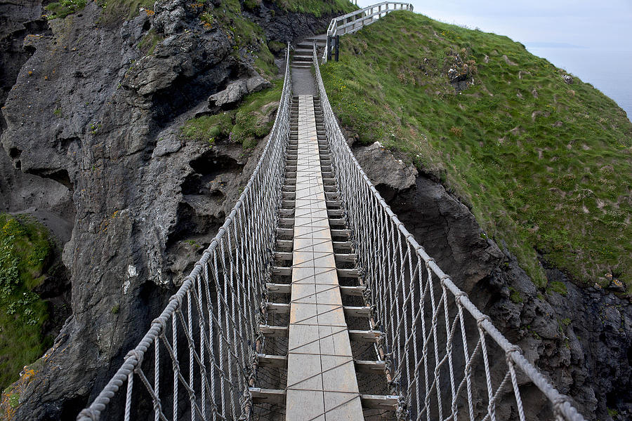 The Popular Rope Bridge In Northern Ireland Photograph By Georgi   The Popular Rope Bridge In Northern Ireland Georgi Djadjarov 