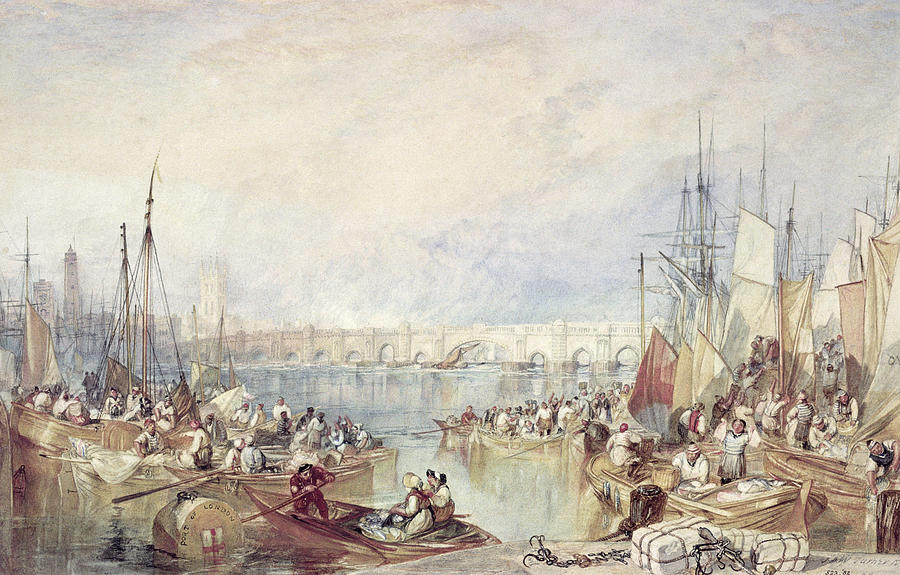Joseph Mallord William Turner Painting - The Port Of London by Joseph Mallord William Turner