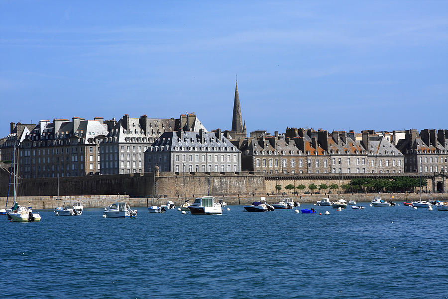 Port Of St Malo, France Photograph by Aidan Moran - Fine Art America