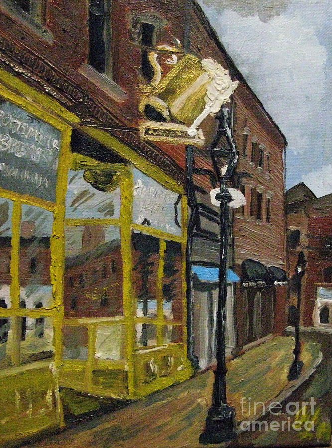 The Portsmouth Brewery Painting by Francois Lamothe