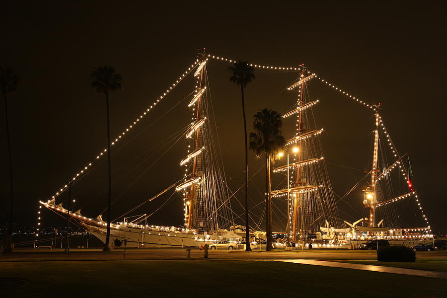The Portuguese tall ship Sagres visits San Diego Photograph by Nathan Rupert