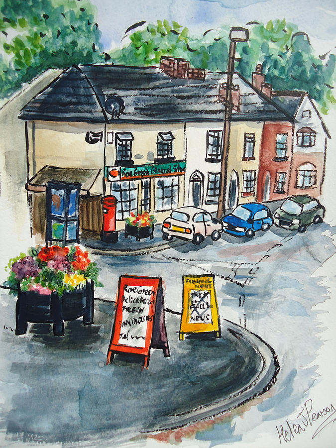 The Post Office Painting by Helen J Pearson Pixels