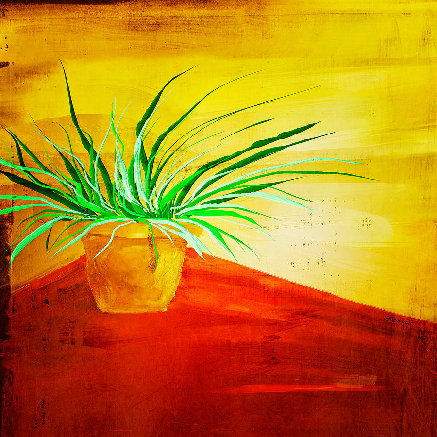 The Pot Plant Painting by Brenda Bryant