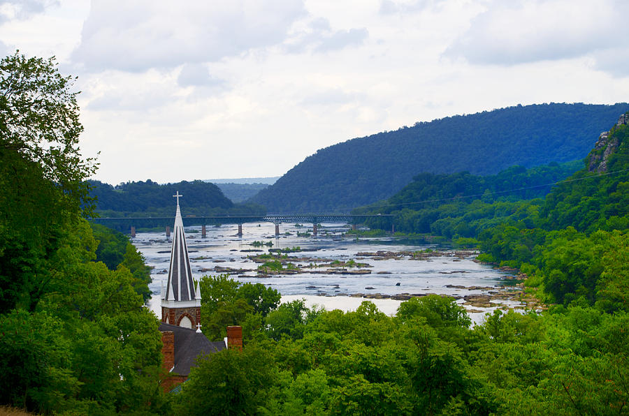 The Potomac River from Harpers Ferry Photograph by Bill Cannon