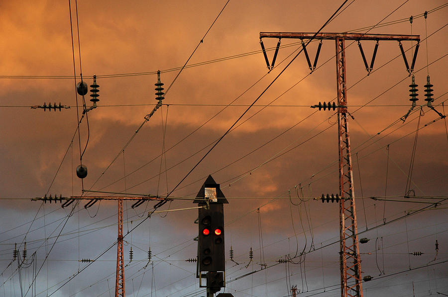 The power of electricity Photograph by Matthias Hauser