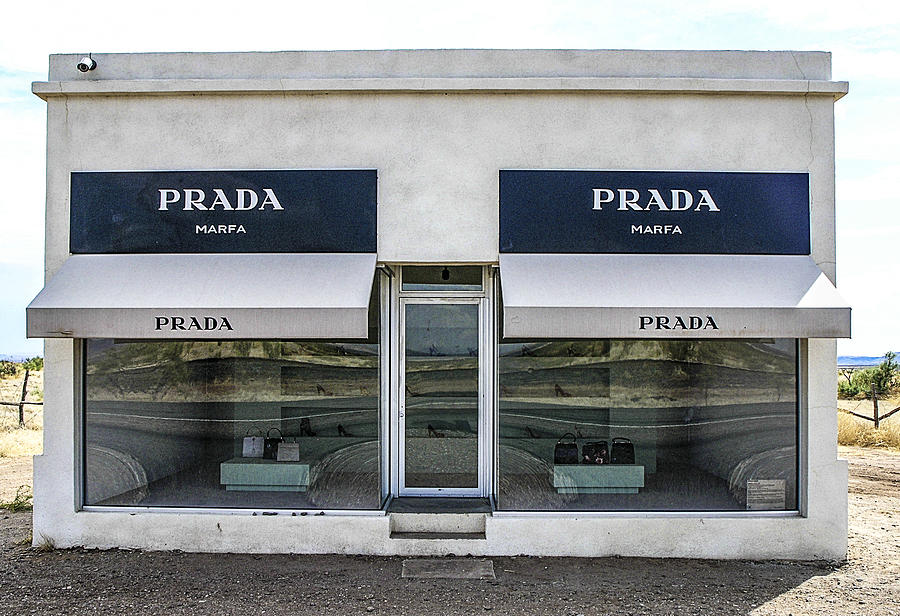 The Prada Installation in Marfa Photograph by Rebecca Dru