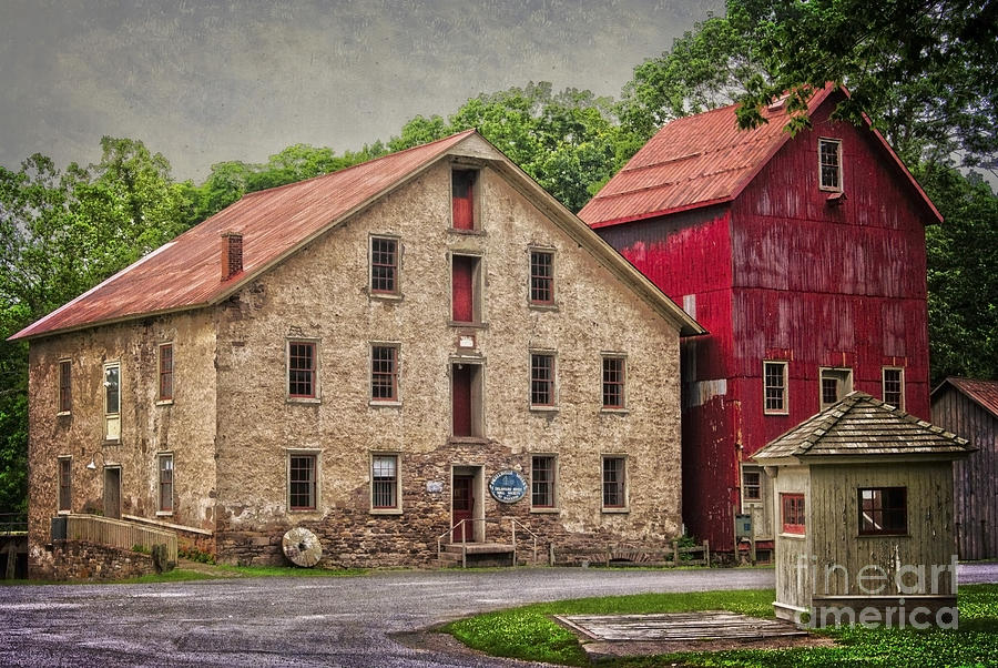 The Prallsville Mill Complex II Photograph by Debra Fedchin