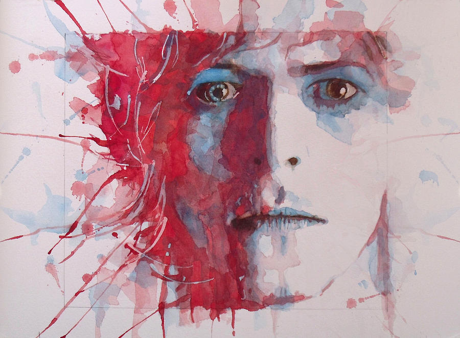 David Bowie Painting - The Prettiest Star by Paul Lovering
