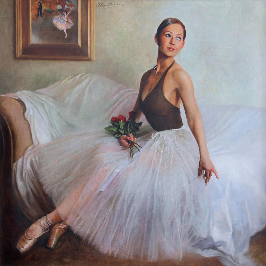 The Prima Ballerina Painting by Anna Rose Bain