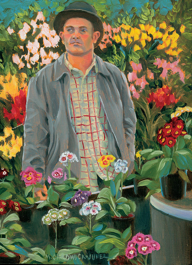 The Primrose Man Painting by Marguerite Chadwick-Juner