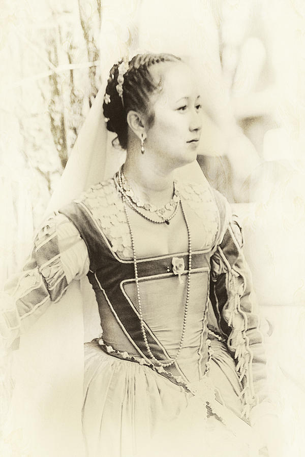 Vintage Photograph - The princess by Camille Lopez