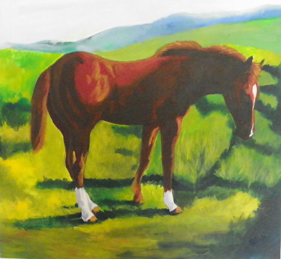 Horse Painting - The Princess by Sarah Hardin