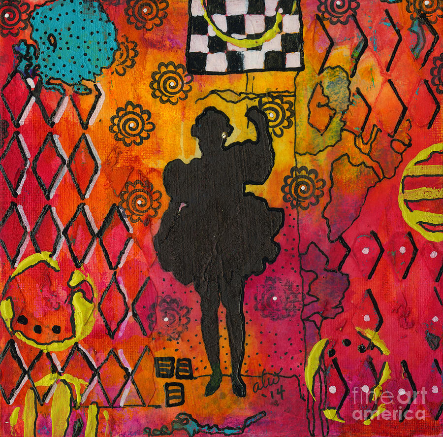 The Princess Who LOVED to Dance Mixed Media by Angela L Walker
