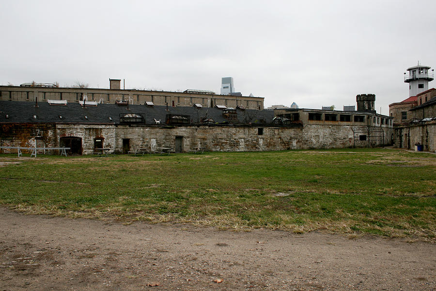 The Prison Yard Photograph by Cecelia Helwig