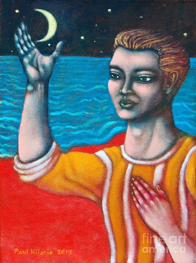 The Promise diptych 2 of 2 Painting by Paul Hilario The Promise diptych 2 of 2 Painting by Paul Hilario