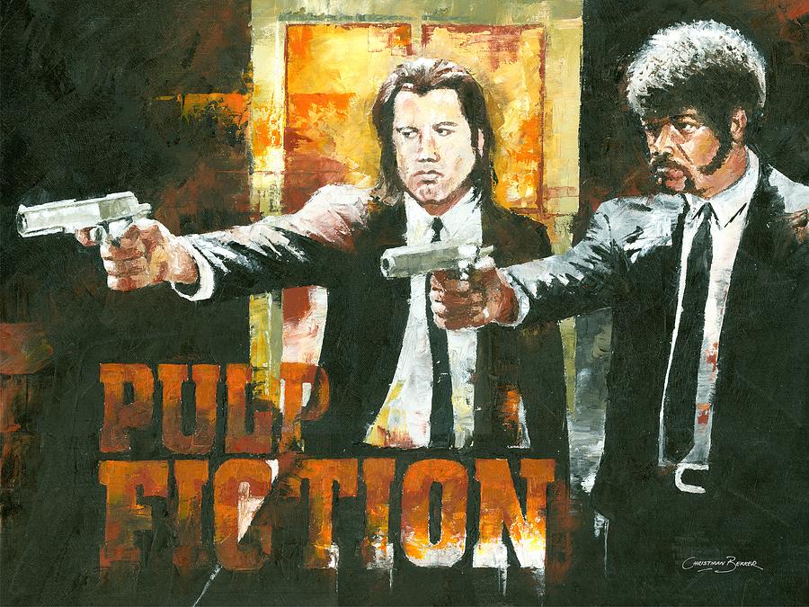 The Pulp Fiction Movie Painting by Christiaan Bekker