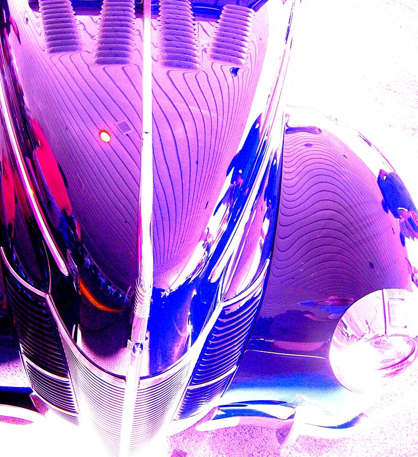 The Purple Coupe As Art Photograph by Don Struke