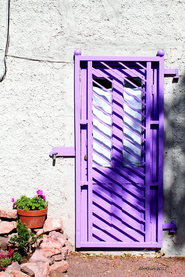 The Purple Door Photograph by Dick Botkin