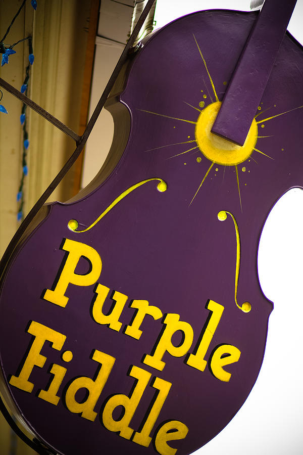 The Purple Fiddle Photograph by Shane Holsclaw