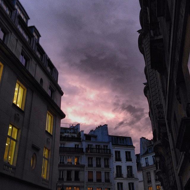 Paris Photograph - The Purple Grey Shades Of #paris by Caesar Gergess