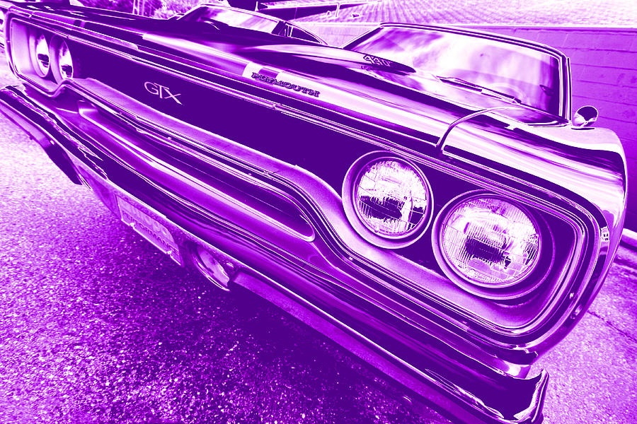 Up Movie Photograph - The Purple People Eater - 1970 Plymouth GTX by Gordon Dean II
