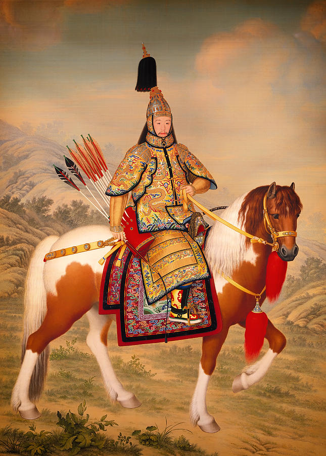 Nature Painting - The Qianlong Empeor by Mountain Dreams