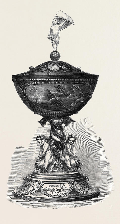 The Queens Cup Won By Mr Drawing by English School | Fine Art America