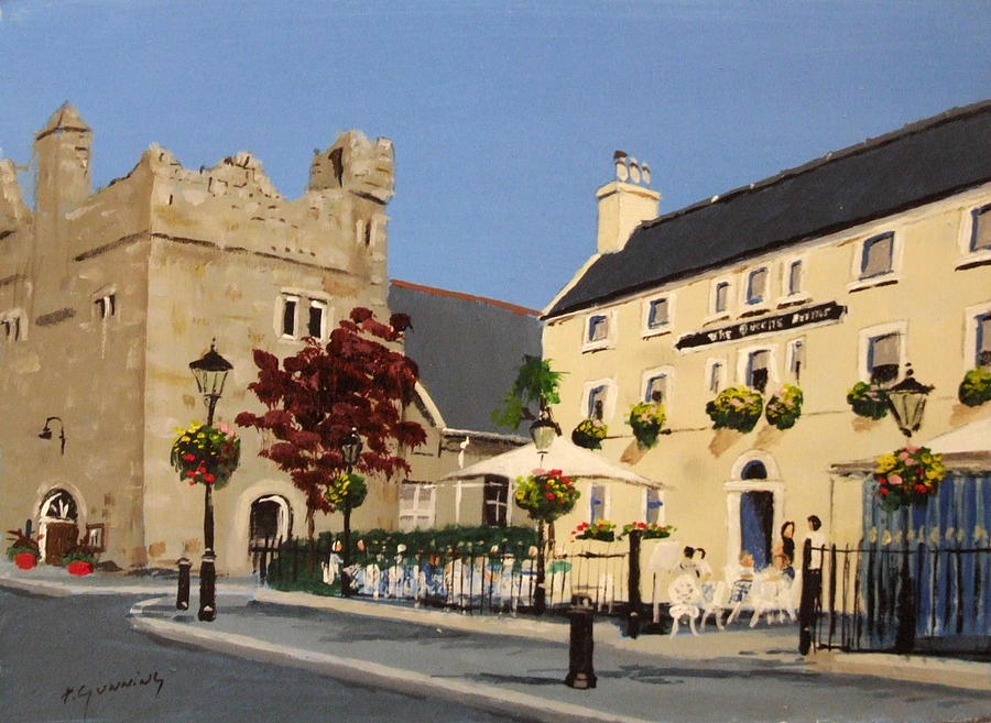 Castle Painting - The Queens Dalkey by Tony Gunning