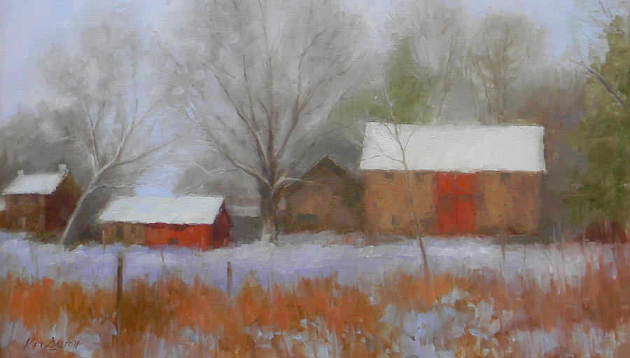 Tree Painting - The Quiet Farm Bucks County by Kit Dalton
