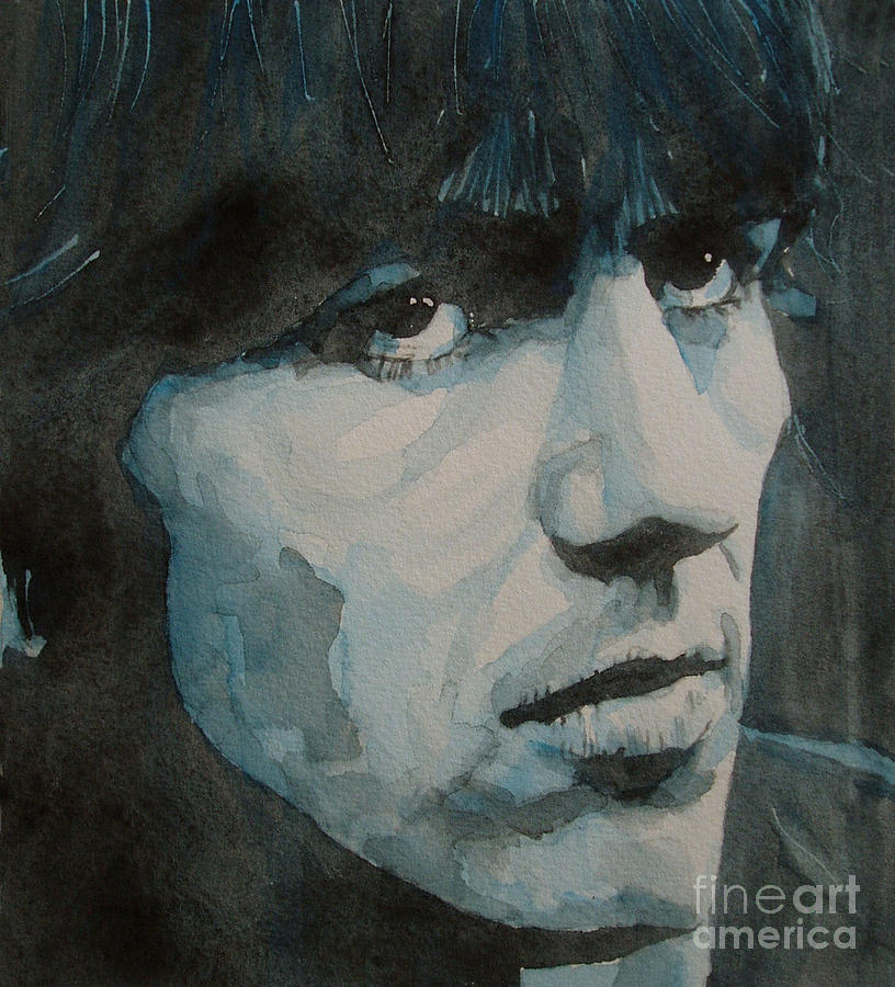 George Harrison Painting - The quiet one by Paul Lovering