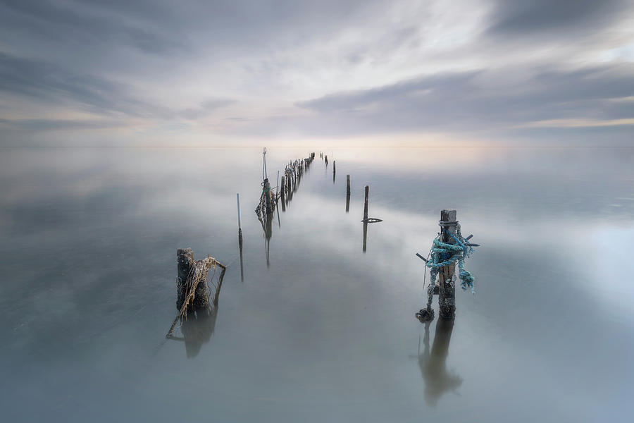 Pier Photograph - The Quiet Place by Joaquin Guerola
