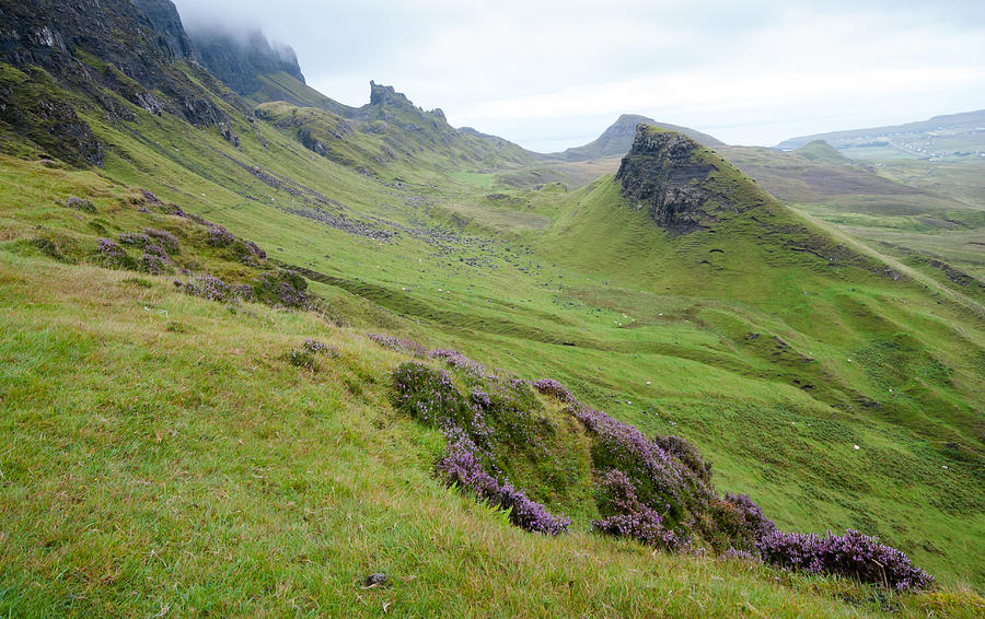 The Quiraing mountains in  Scotland. Photograph by Michalakis Ppalis