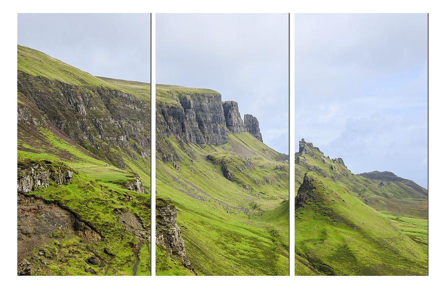 The Quiraing Triptych Photograph by Chris Thaxter
