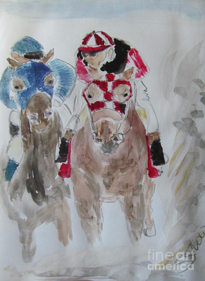 The Race Painting by Susan Voidets