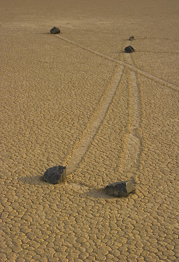 Death Valley National Park Photograph - The Racetrack Intersection by Doug Davidson