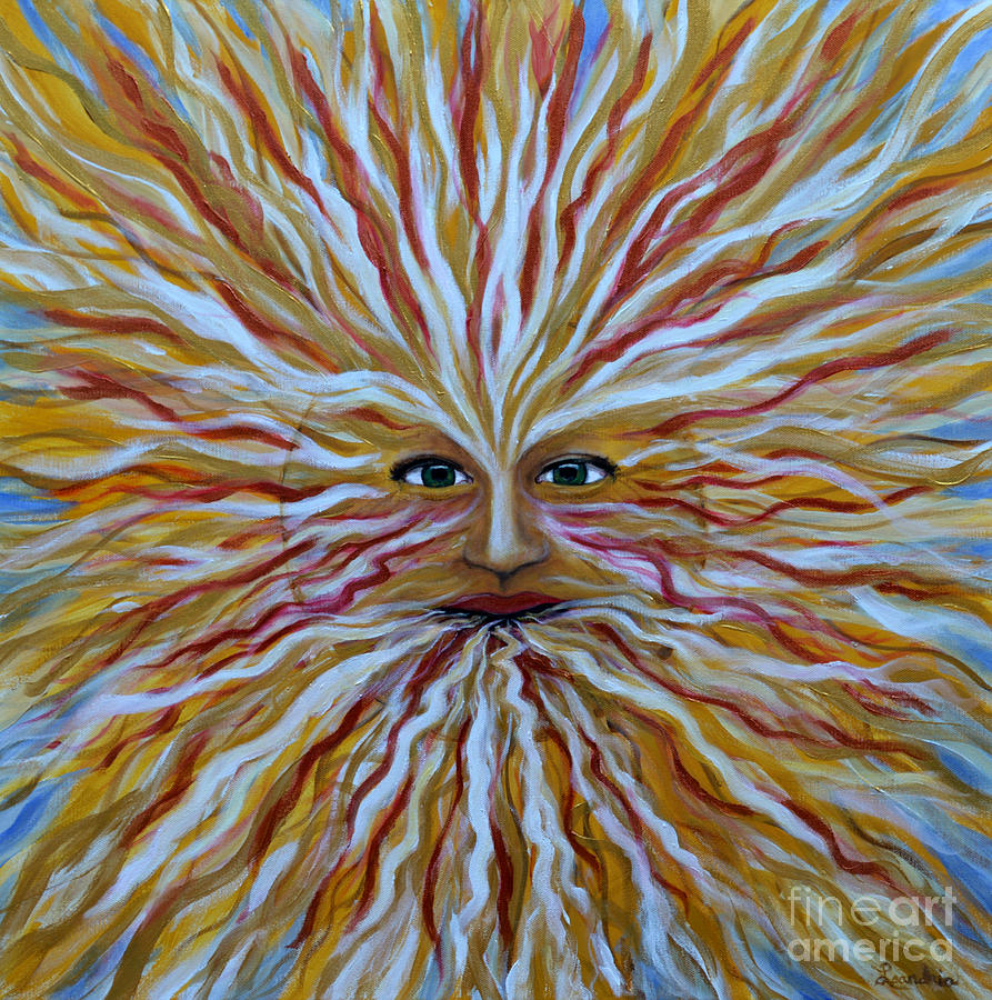 The Radiant Sun Painting by Leandria Goodman