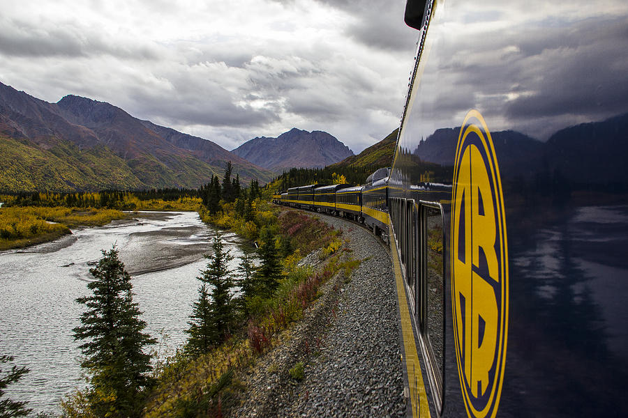 The Rails to Denali Photograph by Kyle Lavey