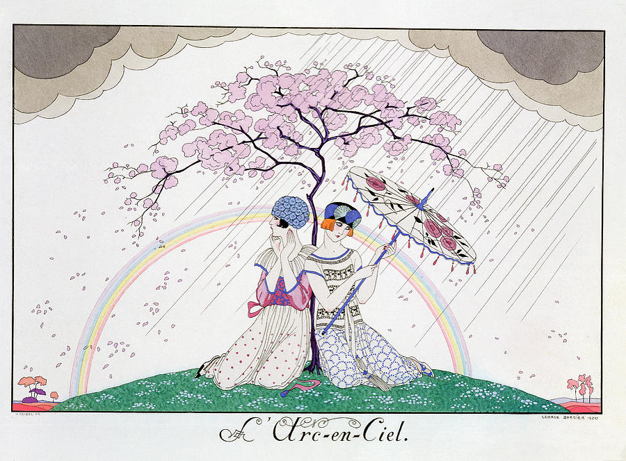 The Rainbow Painting by Georges Barbier
