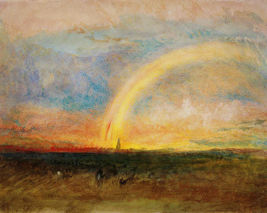 The Rainbow Painting by Celestial Images