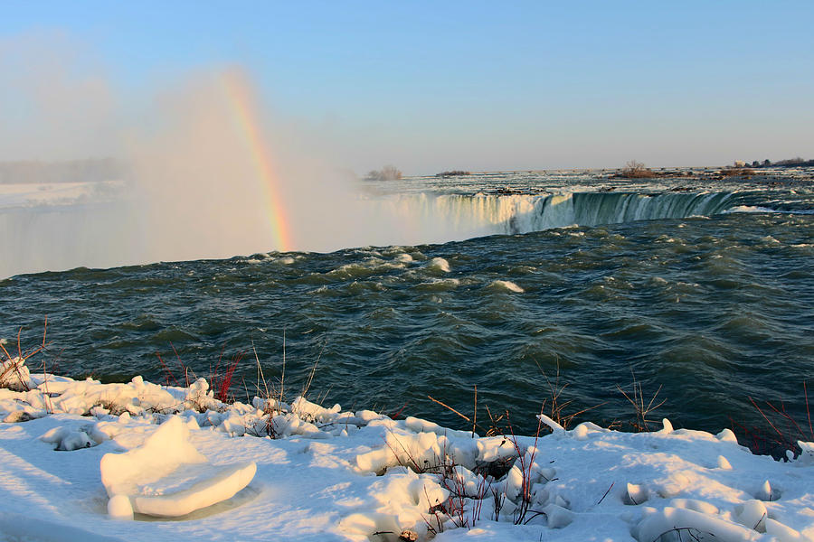 Winter Photograph - The Rainbow by Munir Alawi