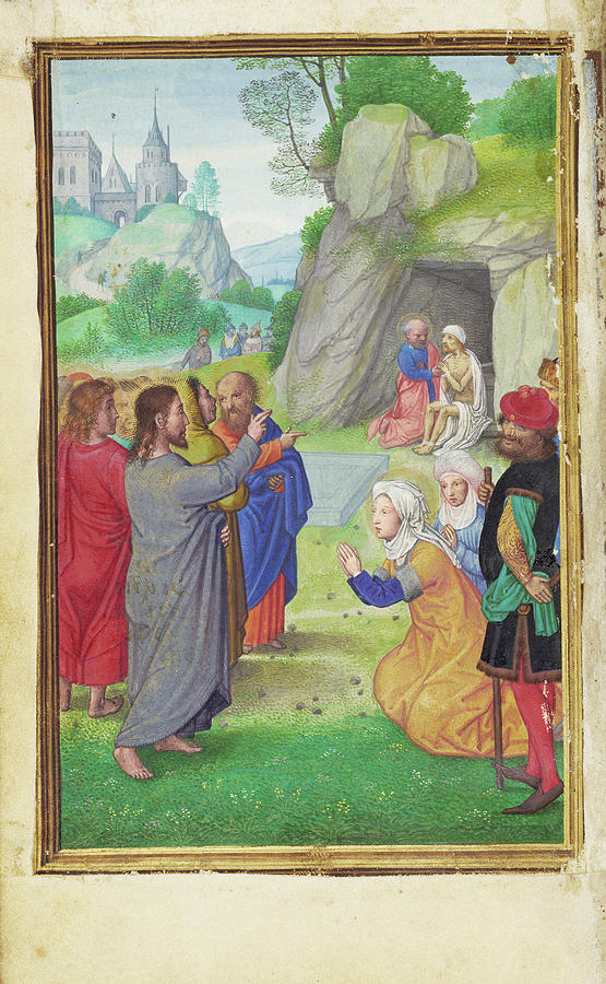 The Raising Of Lazarus Simon Bening, Flemish Painting by Litz ...