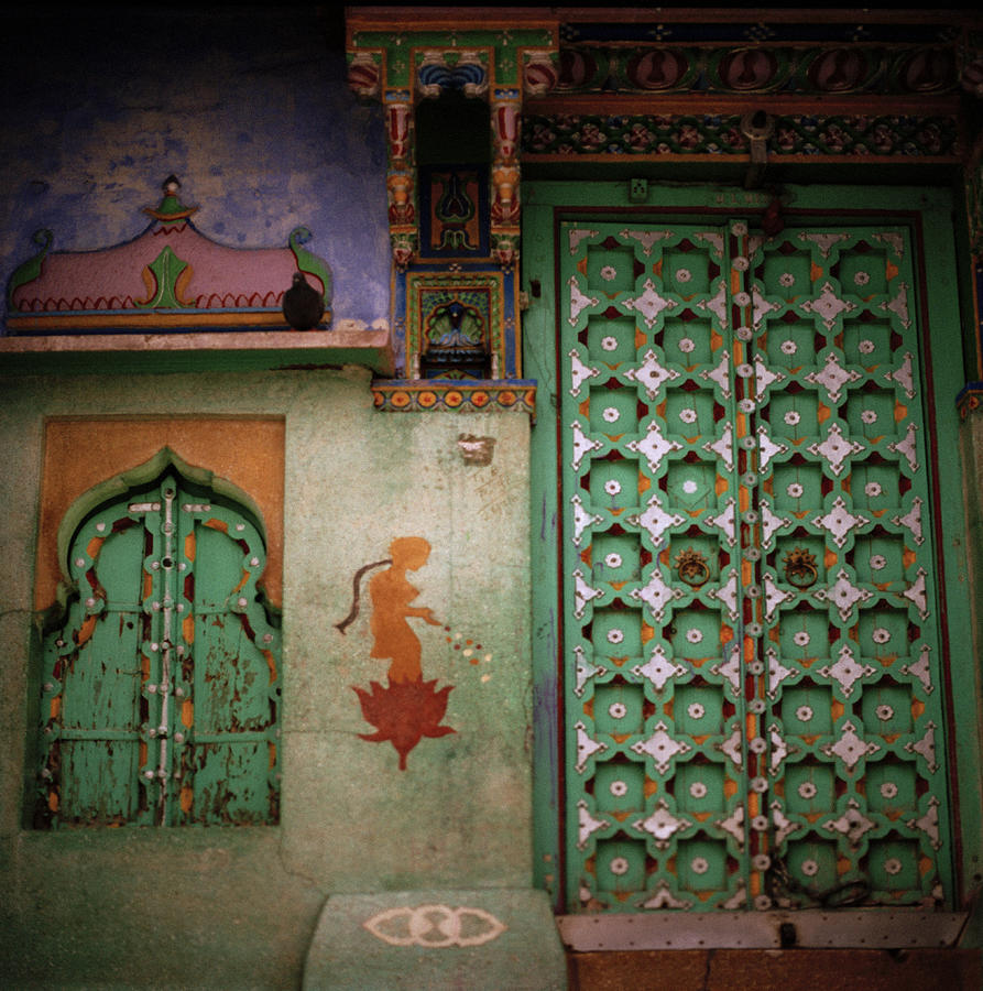 The Rajput Door In India Photograph by Shaun Higson