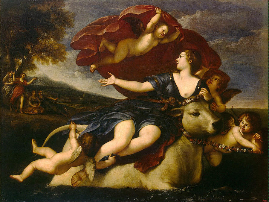 The Rape of Europa Painting by Francesco Albani