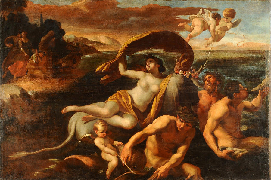 The Rape of Europa Painting by Giovanni Lanfranco